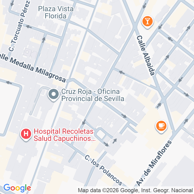 Código postal de Fernandez de Guadalupe en Sevilla