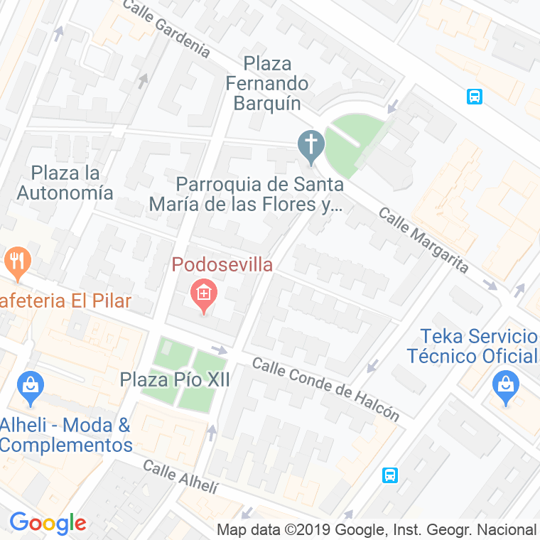 Código Postal calle Gladiolo en Sevilla