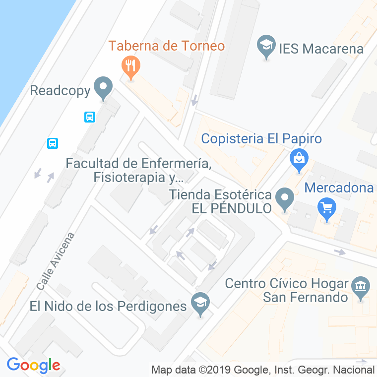 Código Postal calle Abulcasis en Sevilla