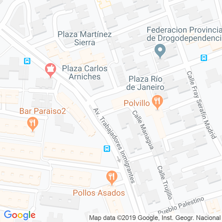 Código Postal calle Arequipa en Sevilla