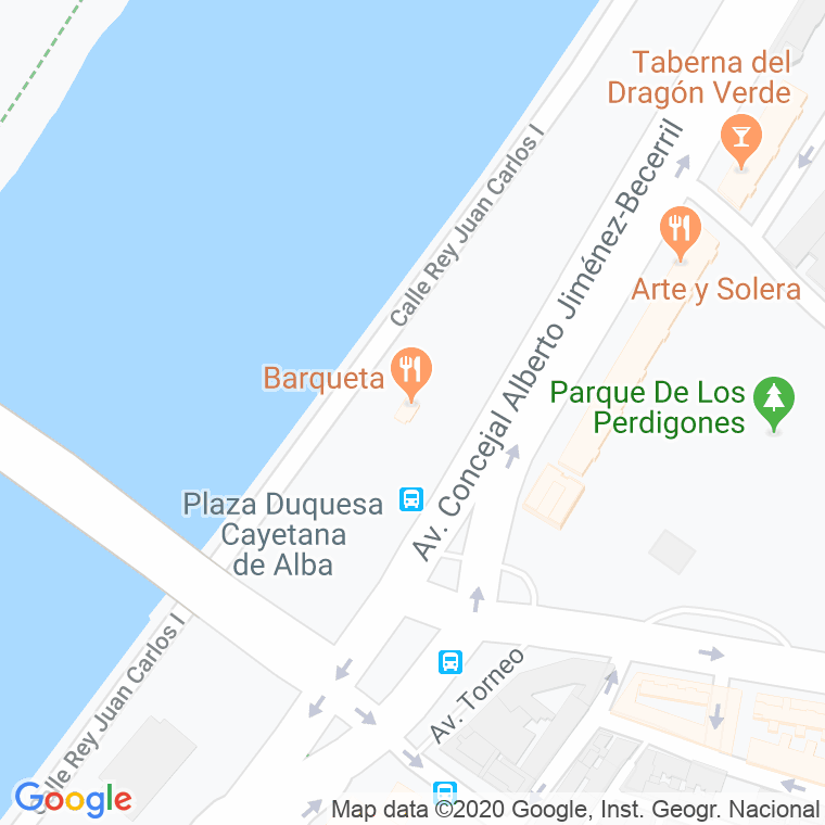 Código Postal calle Barqueta, La en Sevilla