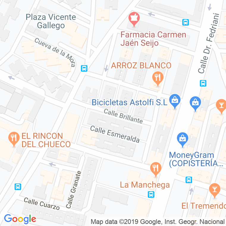 Código Postal calle Brillante en Sevilla
