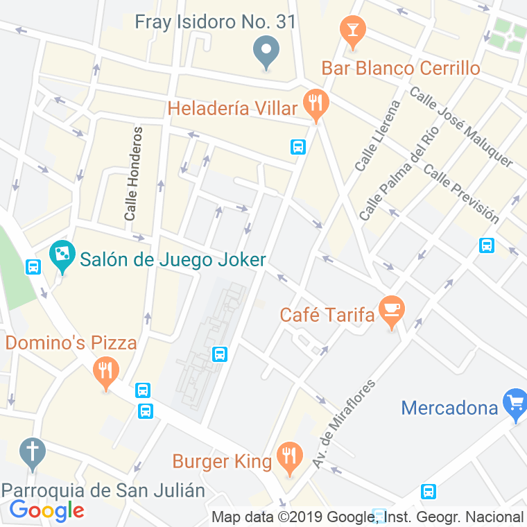 Código Postal calle Cruz Roja, avenida (Impares Del 1 Al Final) en Sevilla