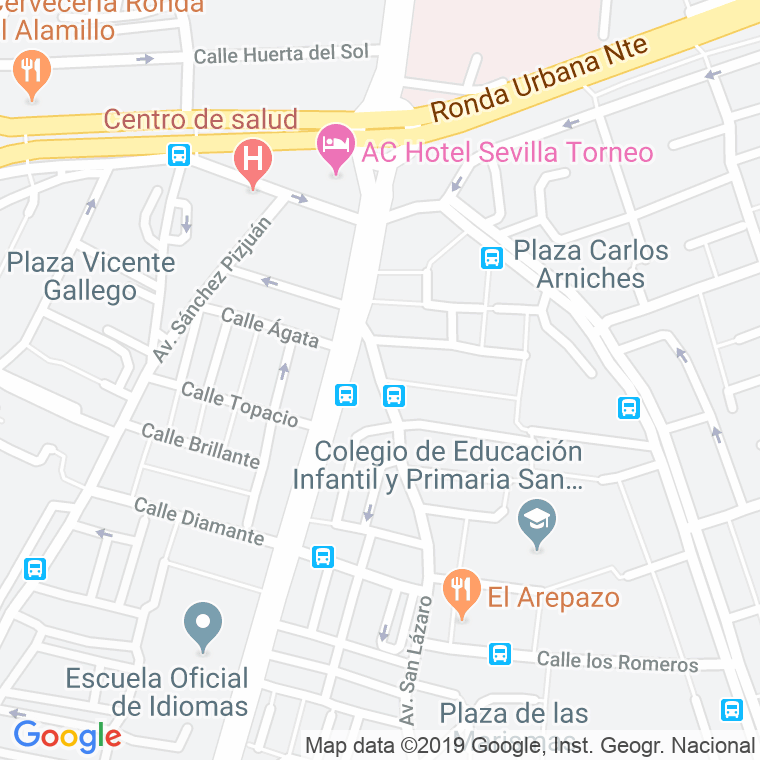 Código Postal calle Doctor Morote Calafach en Sevilla