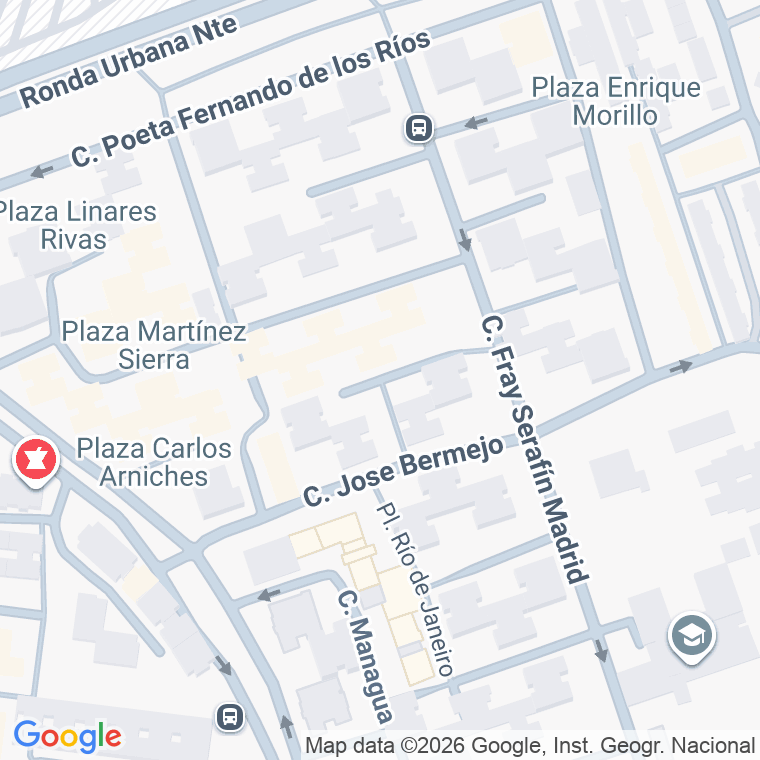 Código postal de Fernandez Aldavin en Sevilla