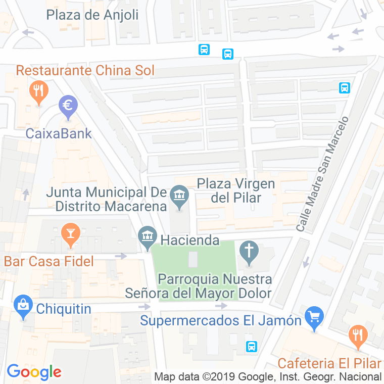 Código Postal calle Fernandez De Andrada en Sevilla