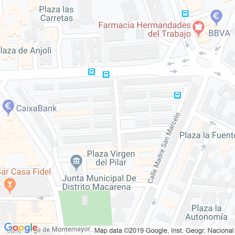Código Postal calle Fernando De Mata en Sevilla