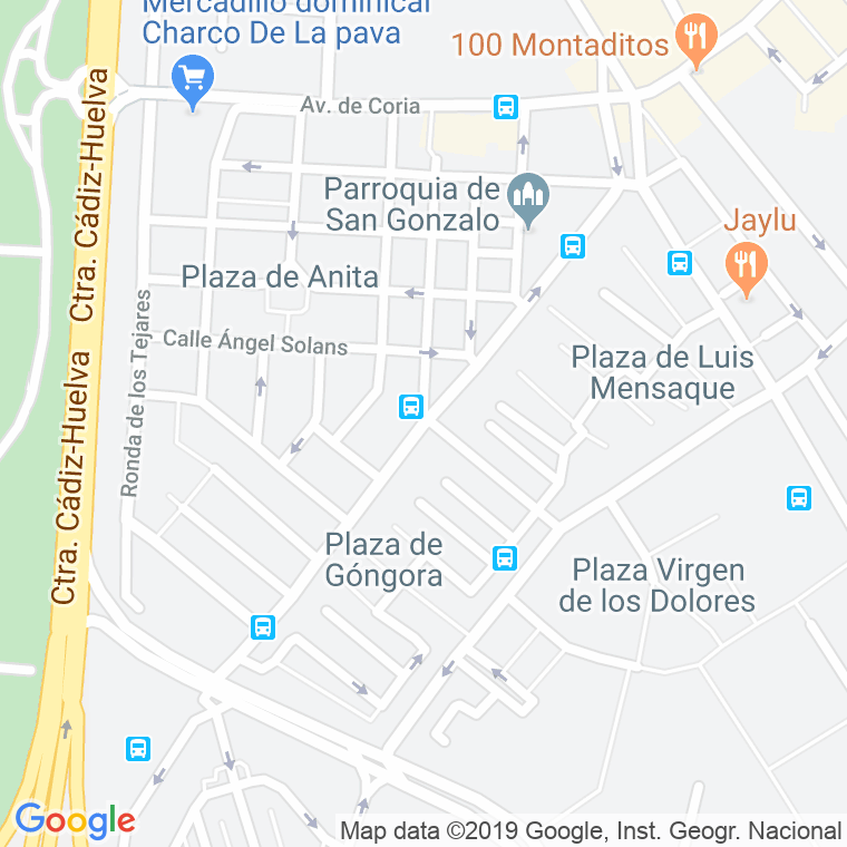 Código Postal calle Alvar Nuñez, avenida en Sevilla