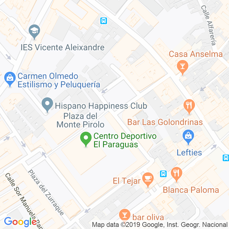 Código Postal calle Antonio Garcia Corona en Sevilla