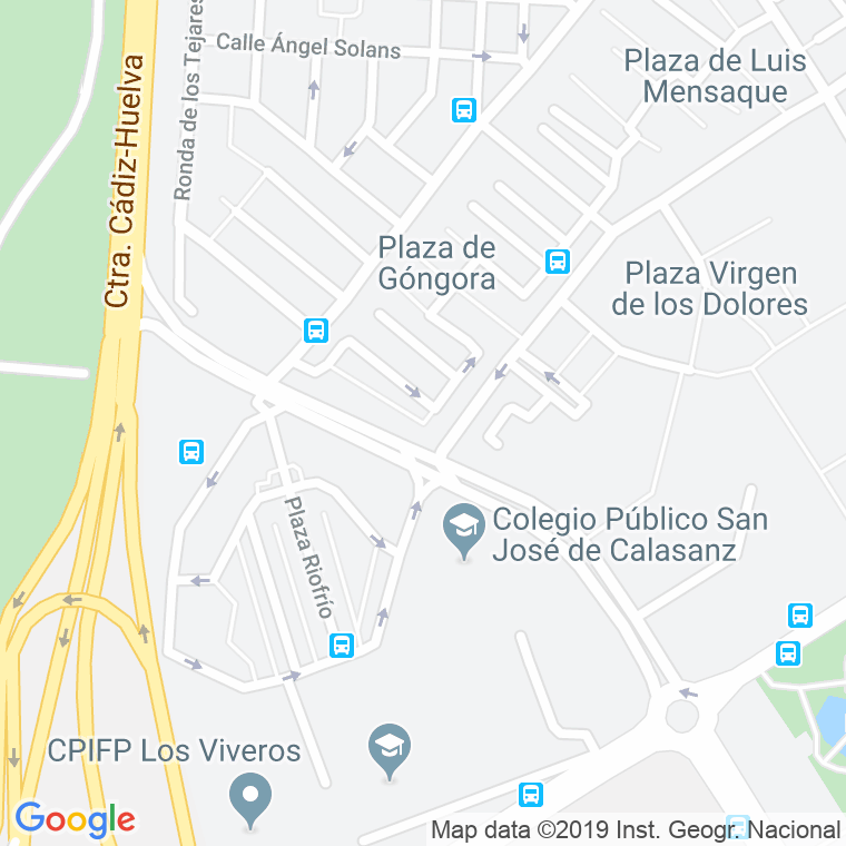 Código Postal calle Arcipreste De Hita en Sevilla
