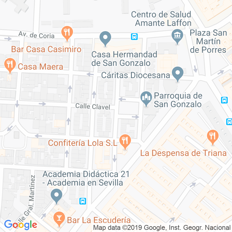 Código Postal calle Azucena en Sevilla