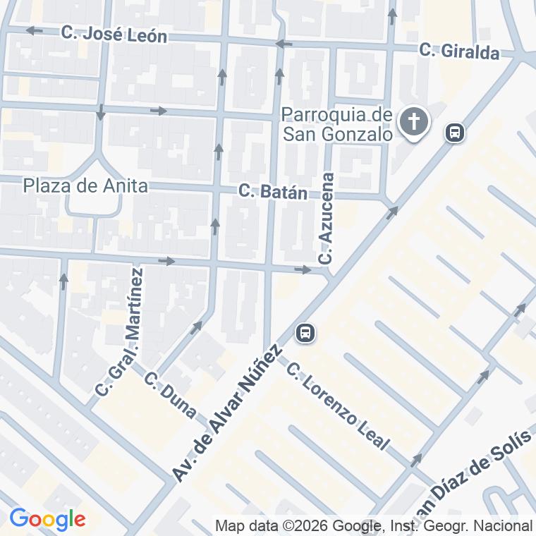 Código postal de Barbacana en Sevilla