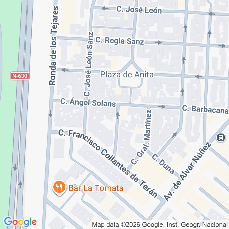 Código postal de Barrio de Leon en Sevilla