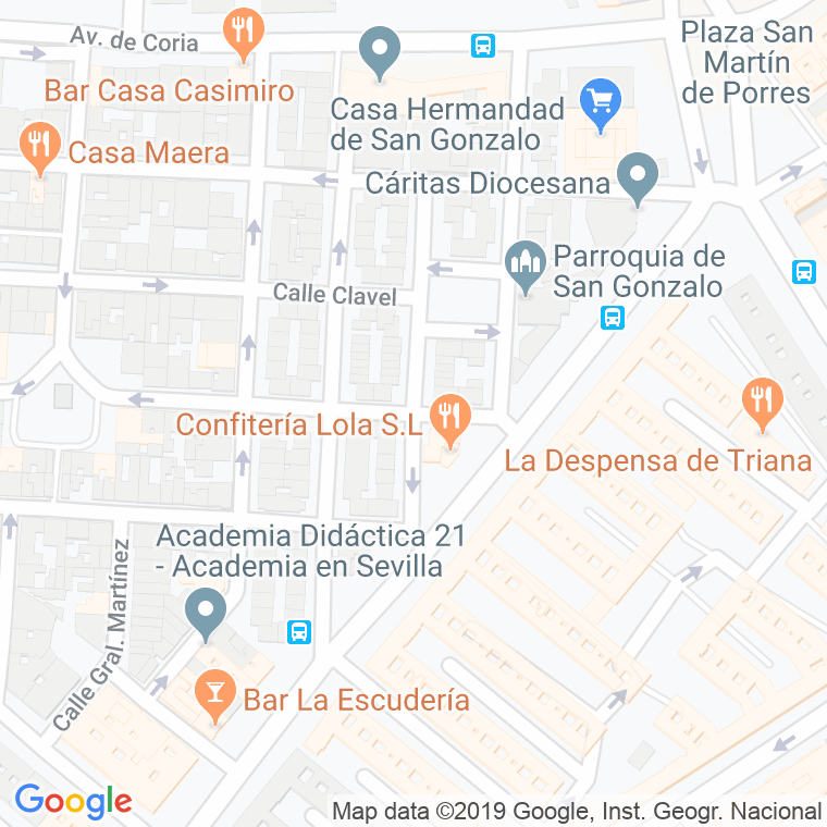 Código Postal calle Batan en Sevilla