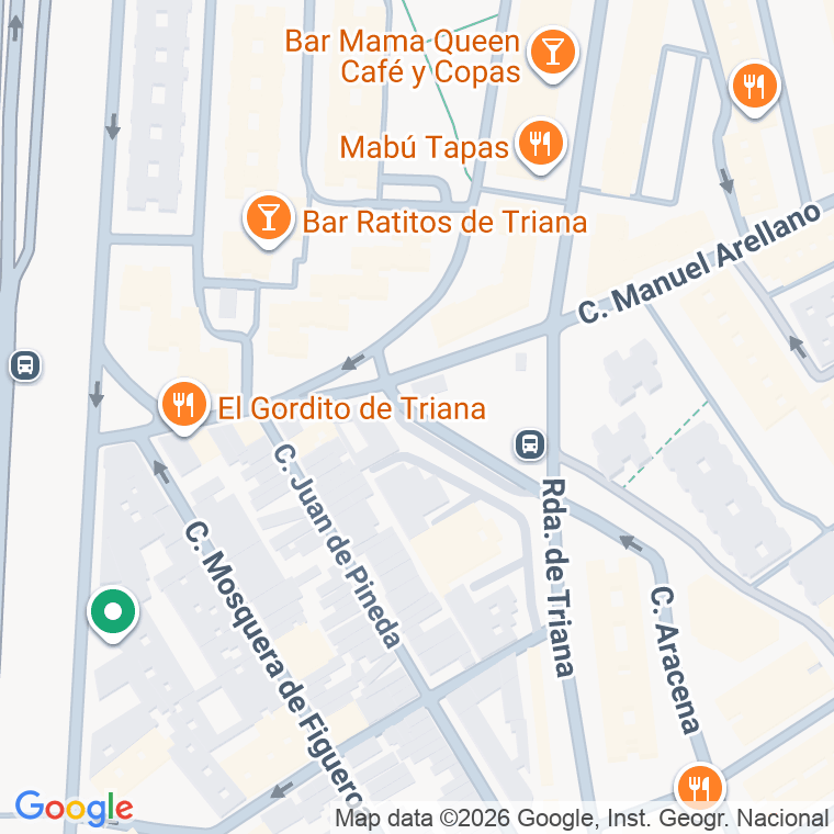 Código postal de Crucero Baleares en Sevilla