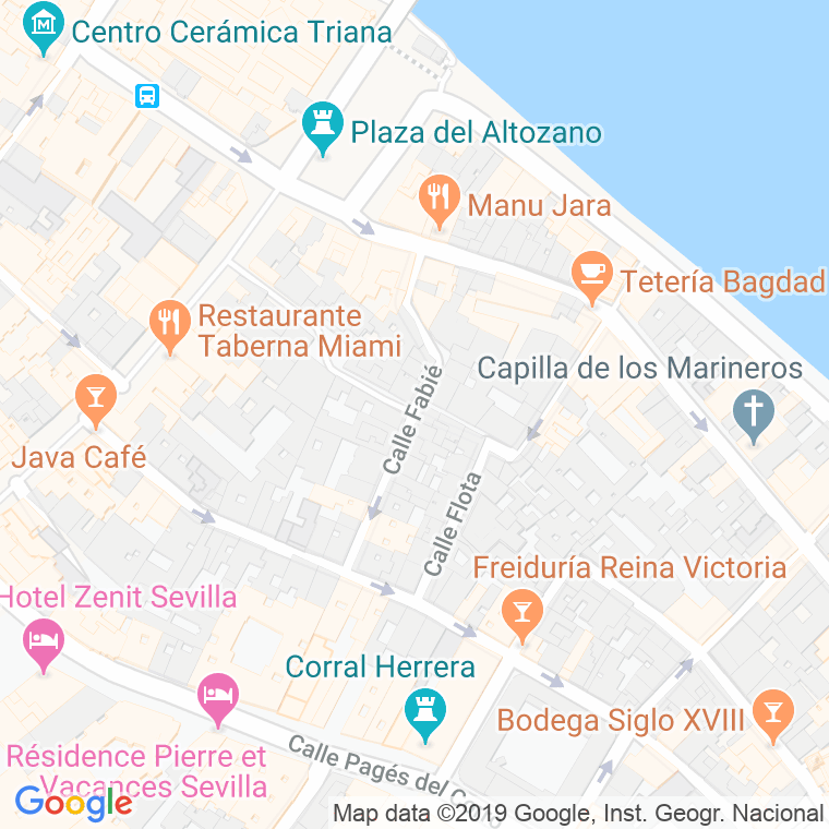 Código Postal calle Fabie en Sevilla