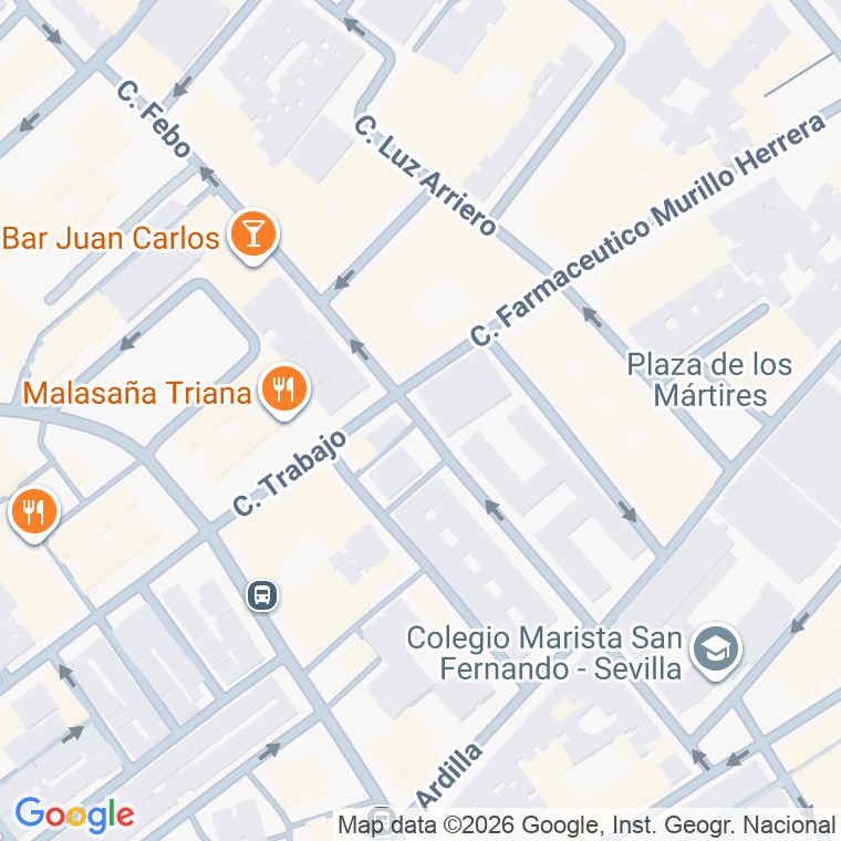 Código postal de Febo en Sevilla