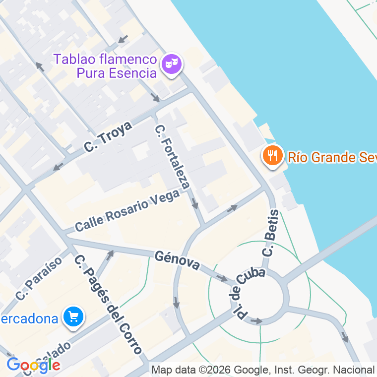 Código postal de Fortaleza en Sevilla