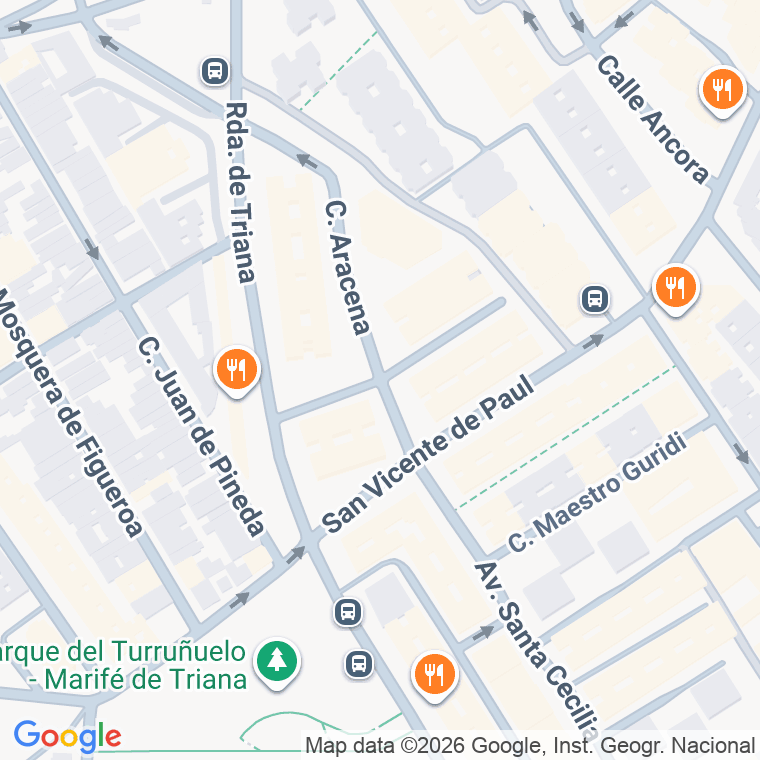 Código postal de Jose Maria del Campo en Sevilla