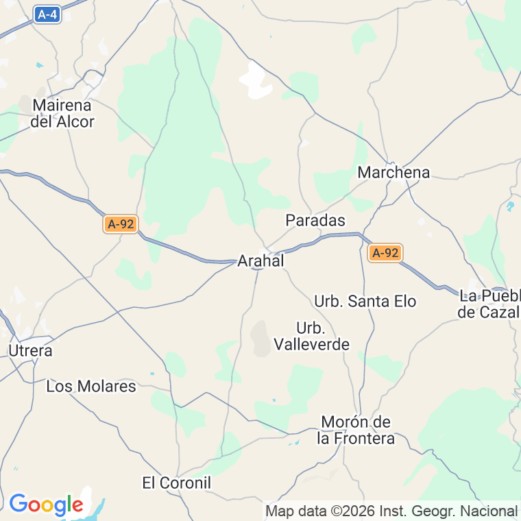 Código postal de Batan, Del, Cortijo en Sevilla