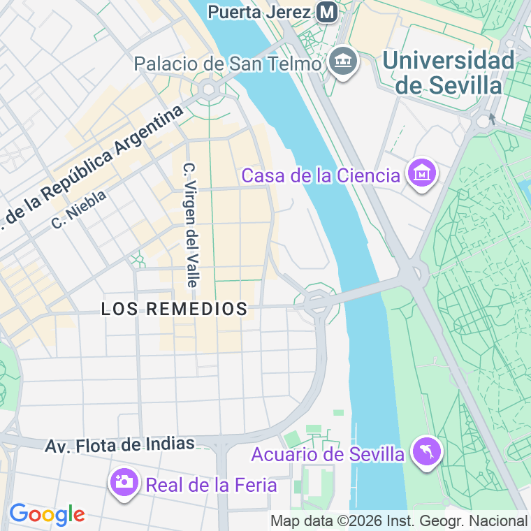 Código postal de Juan Sebastian Elcano en Sevilla