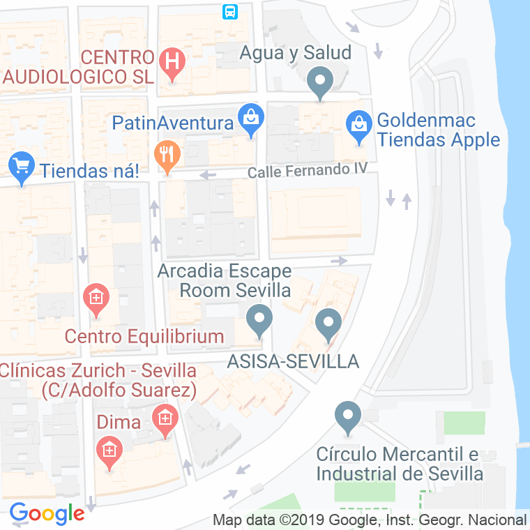 Código Postal calle Virgen De Guaditoca en Sevilla