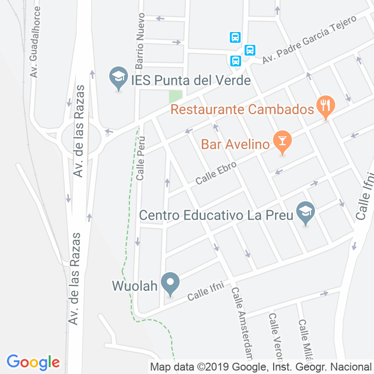 Código Postal calle Bolivia en Sevilla