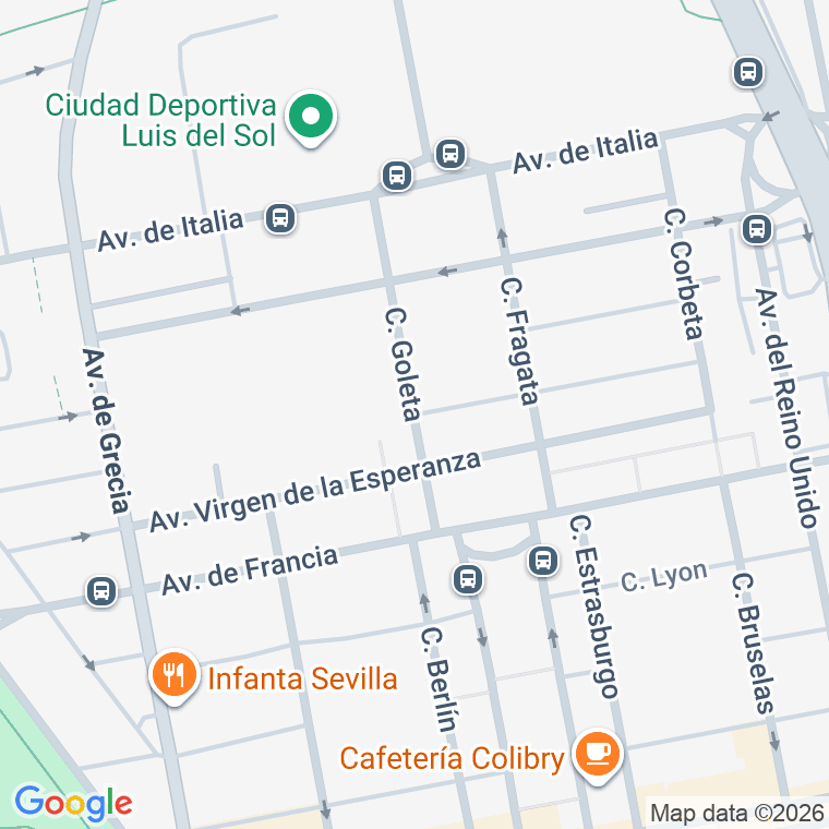 Código postal de Goleta en Sevilla