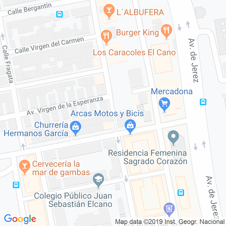 Código Postal calle Nuestra Señora De La Antigua en Sevilla