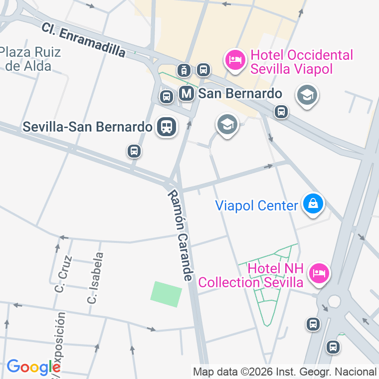 Código postal de Calle Miguel Rodriguez Piñero en Sevilla