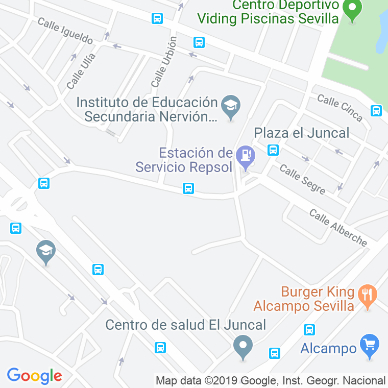 Código Postal calle Alcalde Juan Fernandez (Bloque Giralda), avenida en Sevilla
