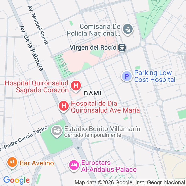 Código postal de Bami en Sevilla