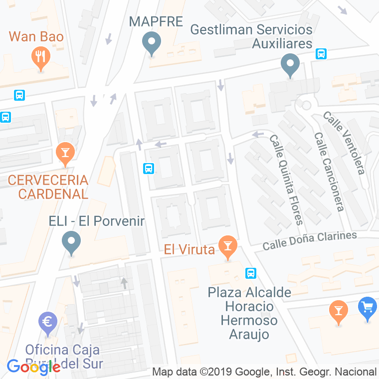 Código Postal calle Carlos Brujes en Sevilla