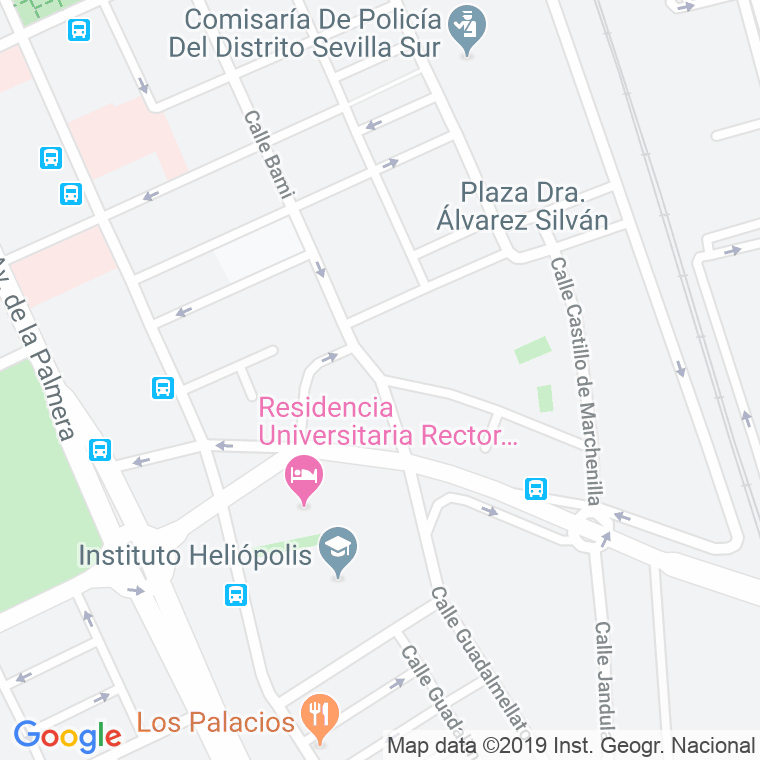 Código Postal calle Castillo De Fregenal De La Sierra en Sevilla