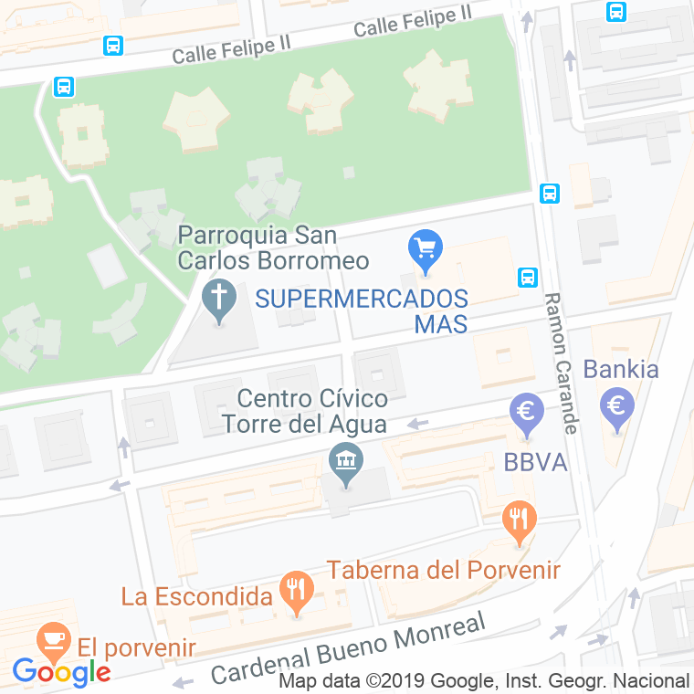 Código Postal calle Ernestina De Champourcin, plaza en Sevilla