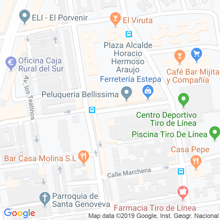Código Postal calle Estepa en Sevilla