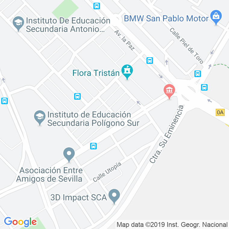 Código Postal calle Estrella Del Mar en Sevilla