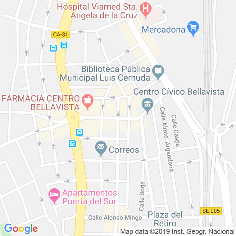 Código Postal calle Asensio Y Toledo en Sevilla