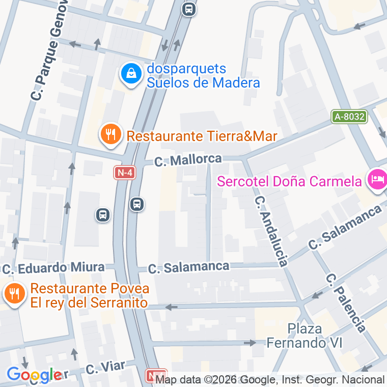 Código postal de Salamanca en Sevilla