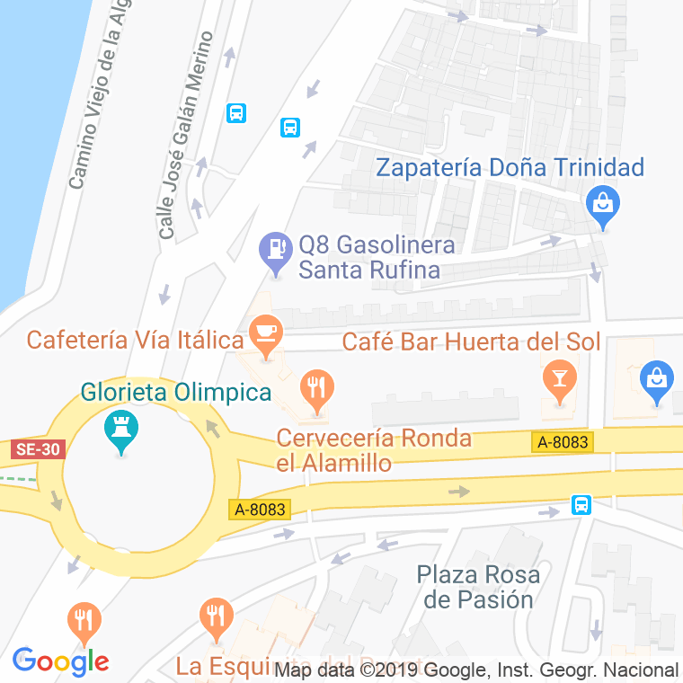 Código Postal calle Baobab en Sevilla