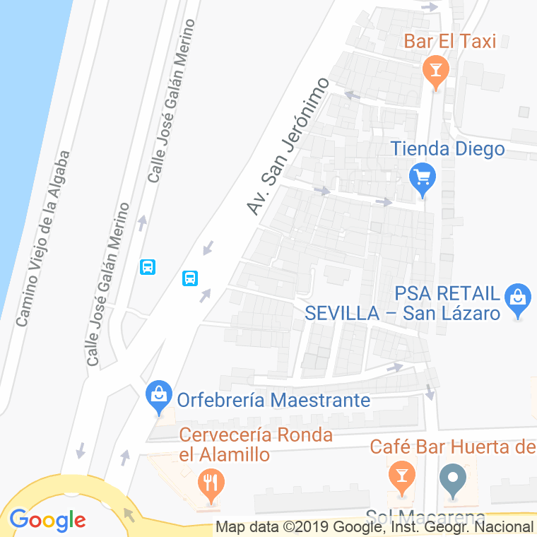 Código Postal calle Cidro en Sevilla