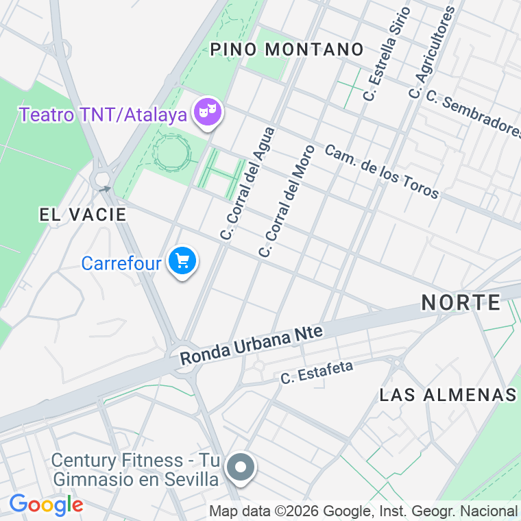Código postal de Corral de los Olmos en Sevilla