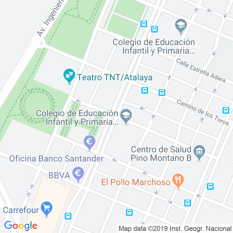 Código Postal calle Corral Del Agua en Sevilla