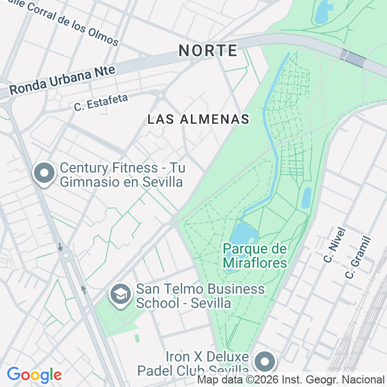 Código postal de Mujer Trabajadora, de La, Avenida en Sevilla
