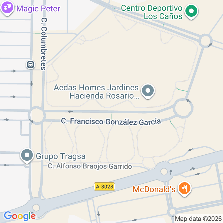 Código postal de Calle Francisco Gonzalez Garcia en Sevilla
