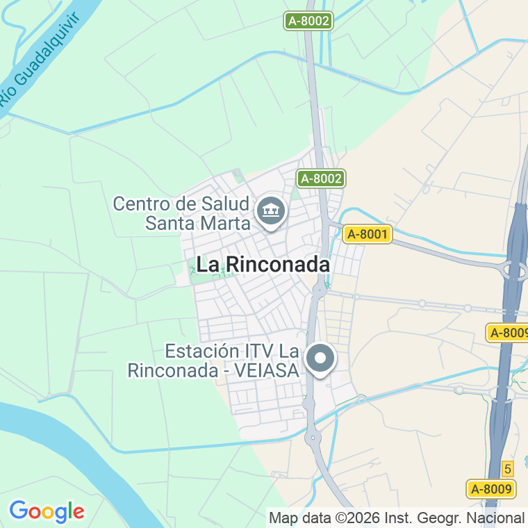 Código postal de Rinconada, la en Sevilla