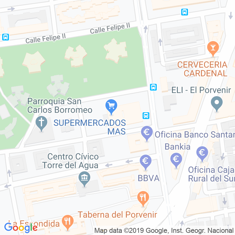 Código Postal calle Huerta Del Pilar en Sevilla