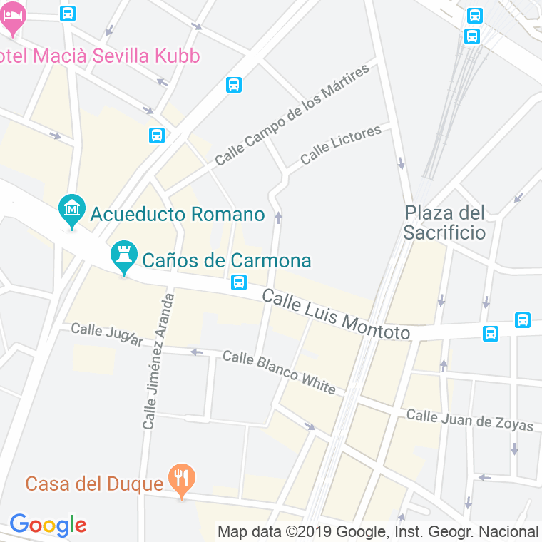 Código Postal calle San Benito en Sevilla