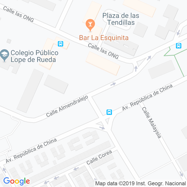 Código Postal calle Bib-rambla, plaza en Sevilla