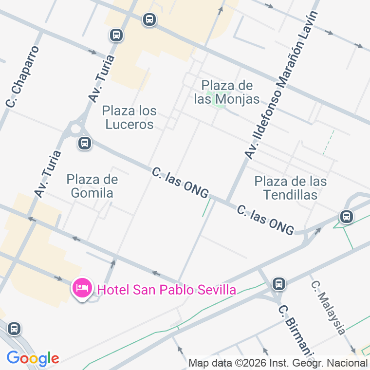Código postal de Ong, las en Sevilla